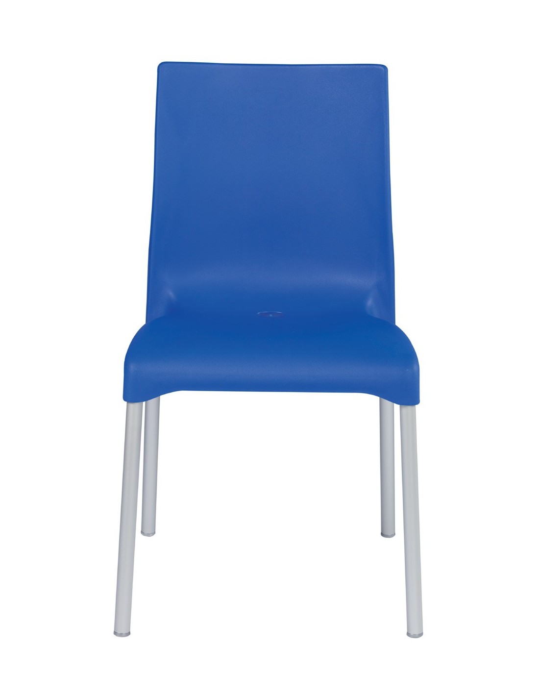 Aluminium Stapelstuhl MAYA für den Außenbereich, Kunststoff Sitzschale
