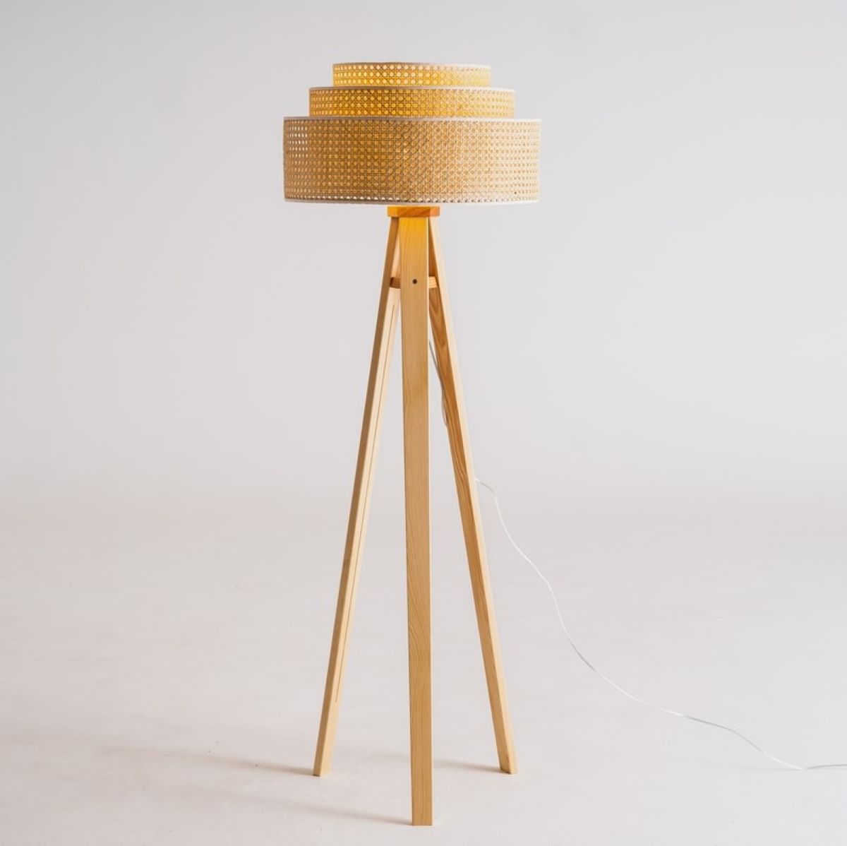 Design Stehlampe Mangon Mix 3R - braun 