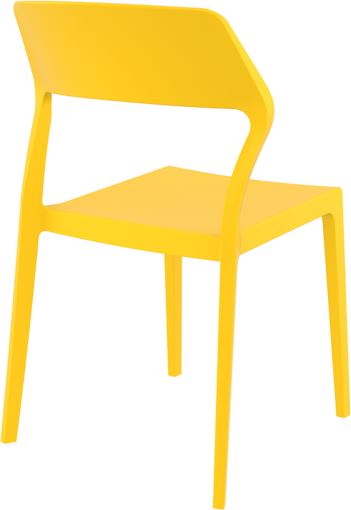 Siesta Snow Gartenstuhl - Kunststoff - stapelbar - gelb
