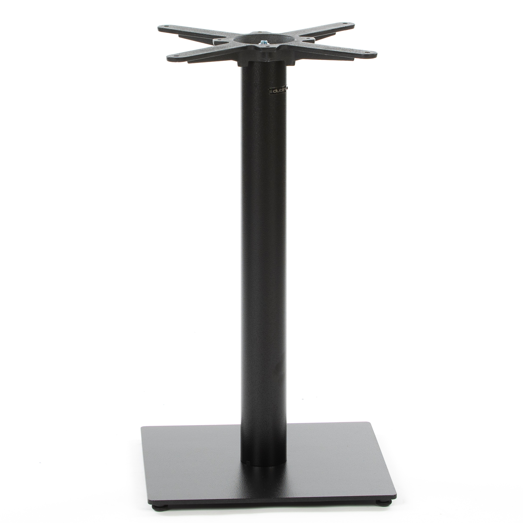 Tischgestell PJ6087 Premium - schwarz - pulverbeschichtet - Bodenplatte 40x40 cm - 16 kg