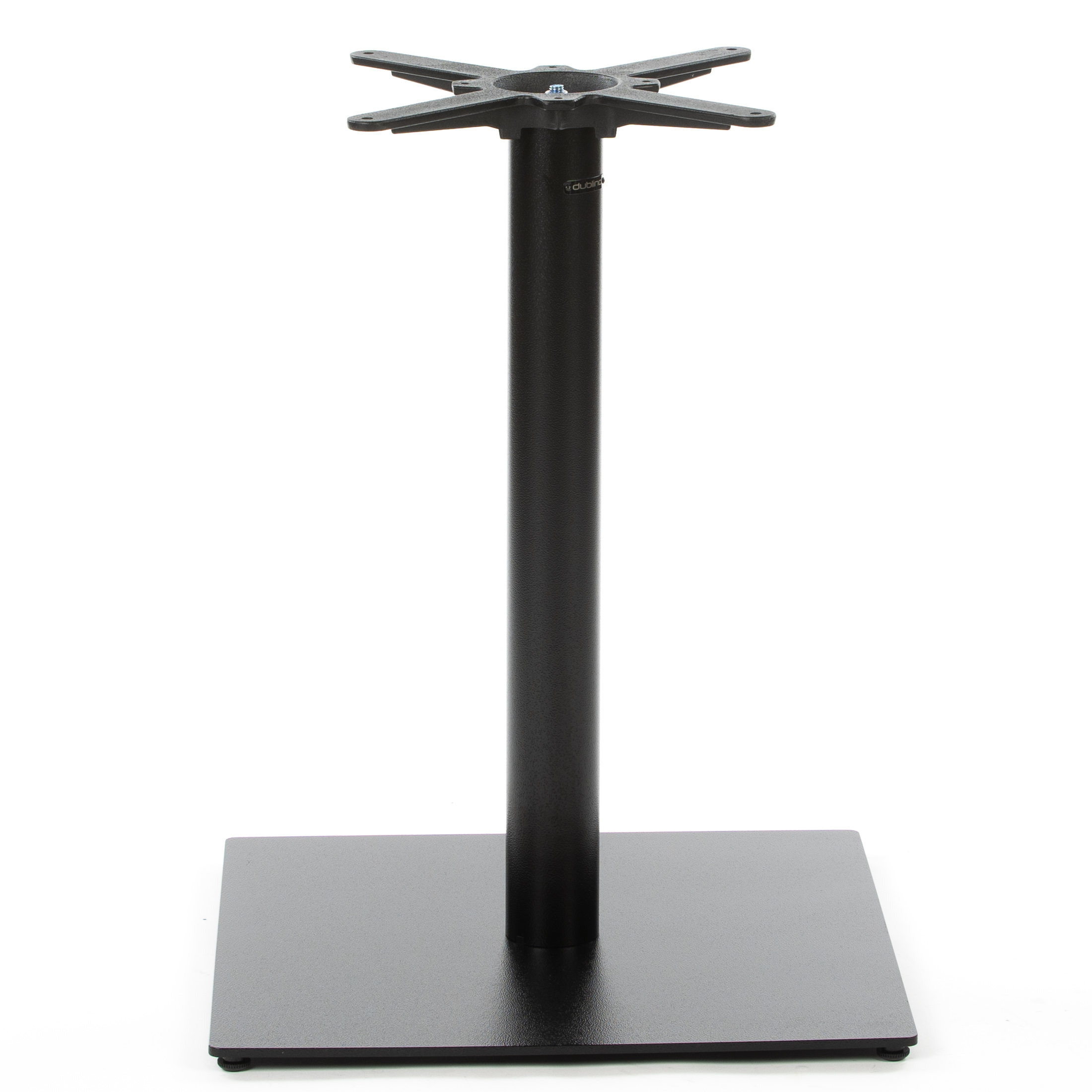 Tischgestell PJ6094 (Tischbein), schwarz, quadratische Bodenplatte 
