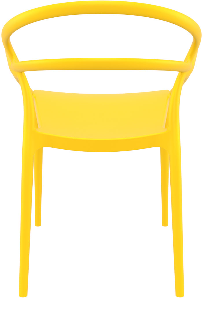 Siesta Mila Gartensessel - mit Armlehne - Kunststoff - gelb