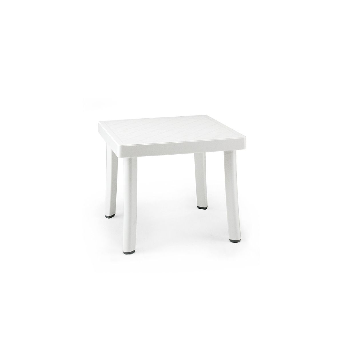 Nardi Rodi Beistelltisch - 46x46 cm - stapelbar - bianco