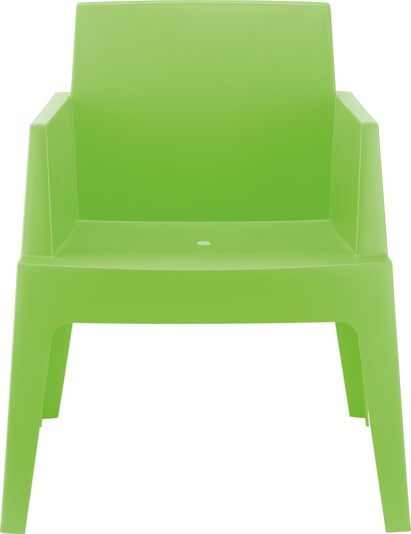 Siesta Box Kunststoff Gartenstuhl, stapelbar: Farbe: HELLGRÜN-S