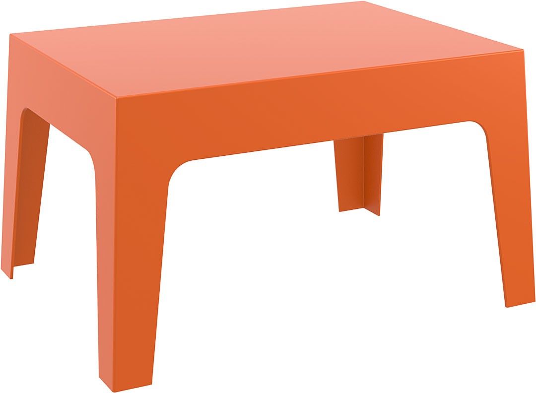 Siesta Box Table stapelbarer Gartentisch - orange