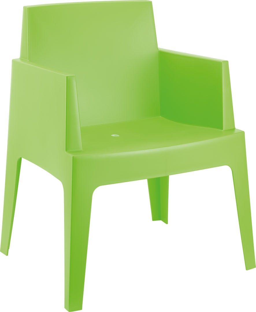 Siesta Box Kunststoff Gartenstuhl - stapelbar: hellgrün