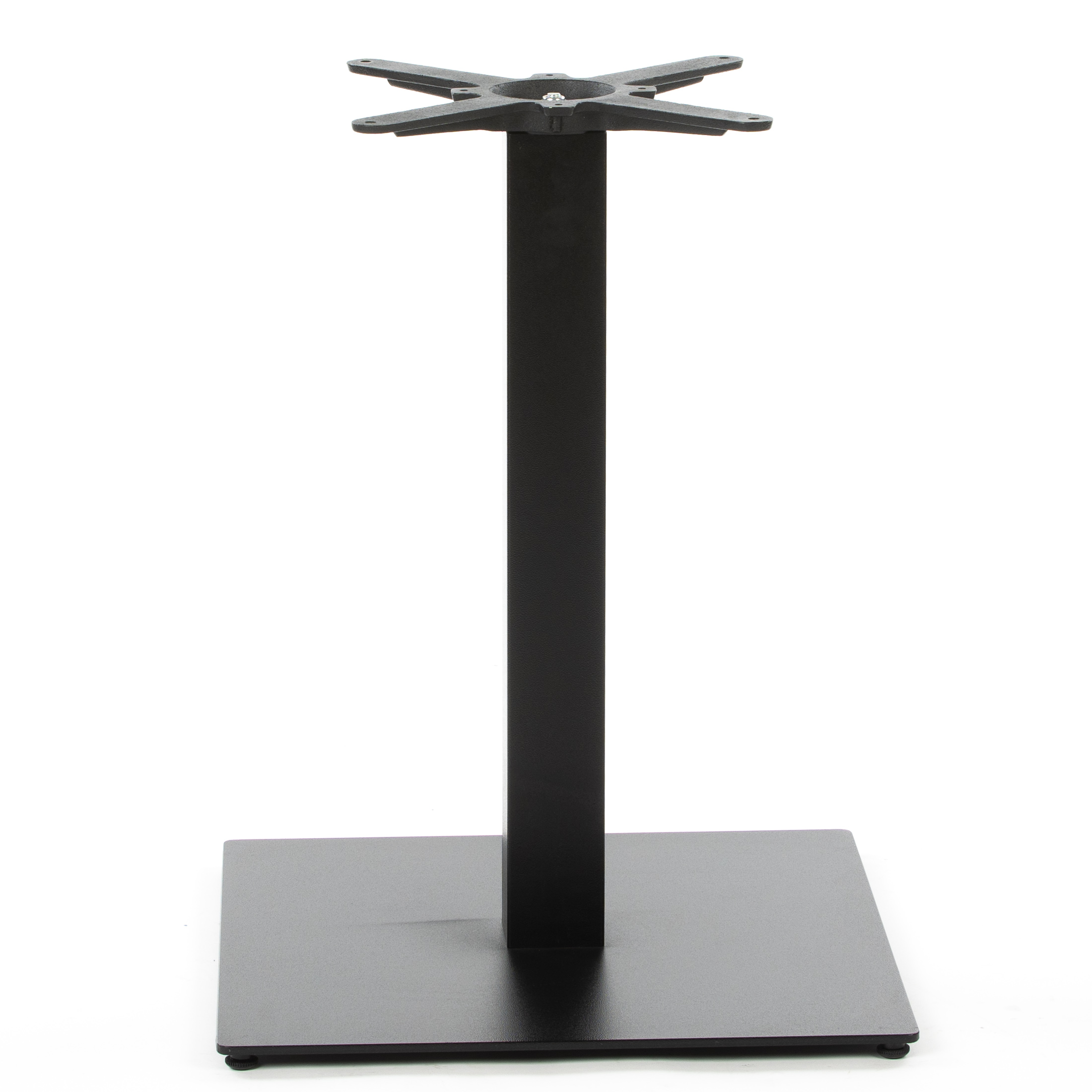 Tischgestell PJ7094 (Tischbein), schwarz, quadratische Bodenplatte