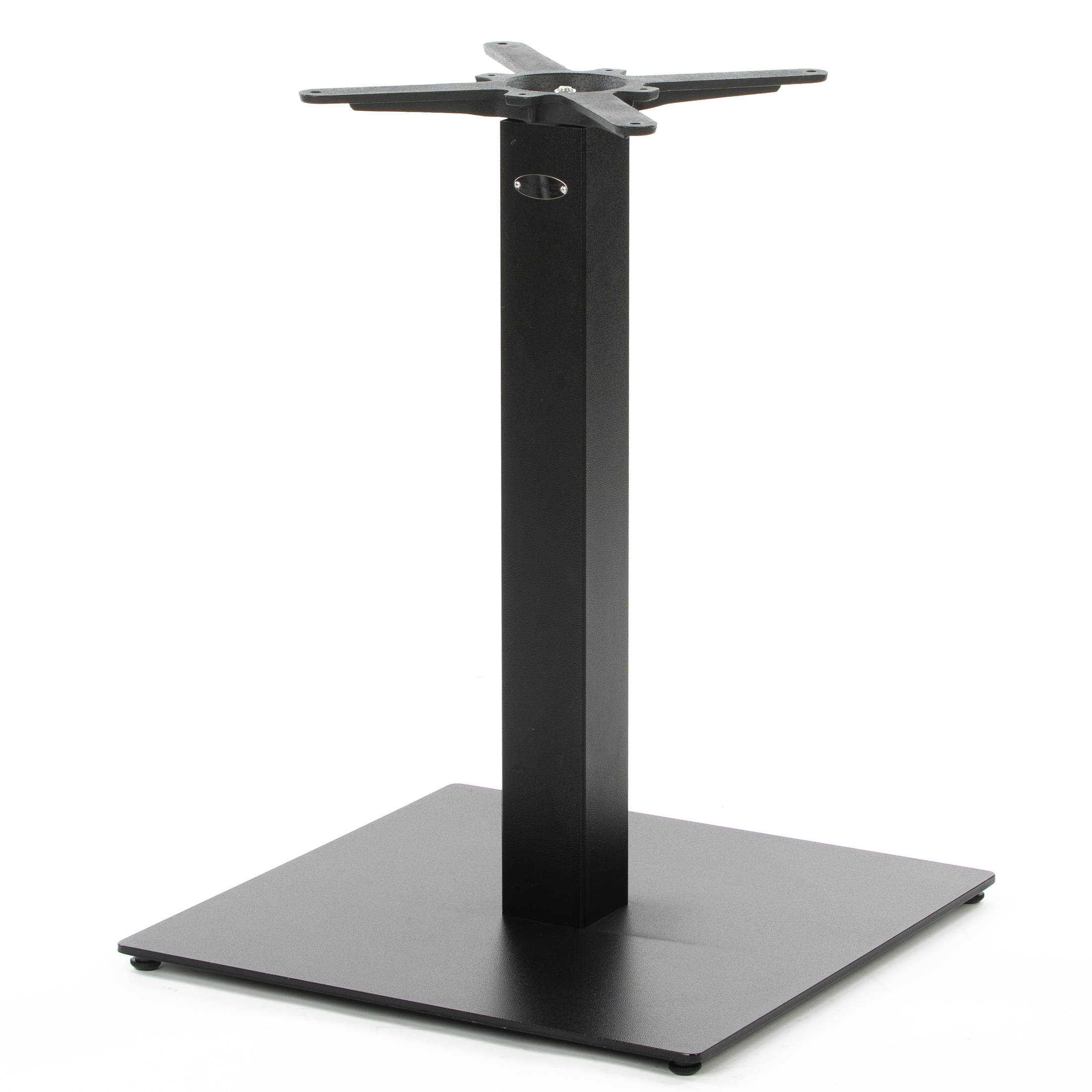 Tischgestell PJ7094 (Tischbein), schwarz, quadratische Bodenplatte