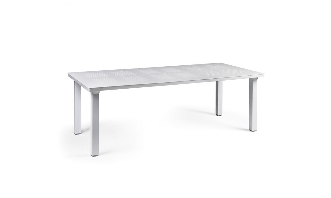 Nardi Levante Gartentisch - ausziehbar - 100x160(220) cm - bianco