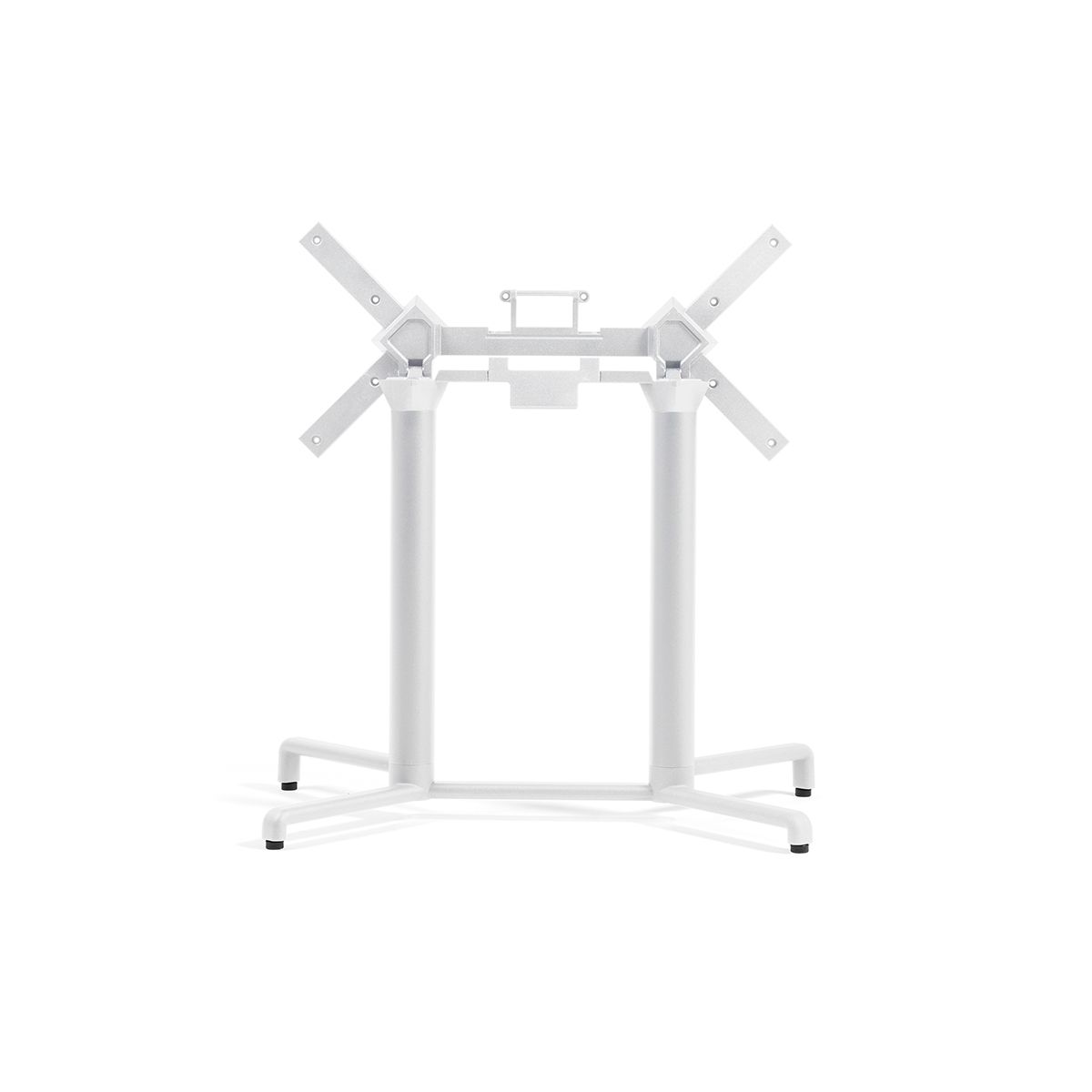 Klappbares Doppelsäulen-Tischgestell NARDI SCUDO DOUBLE (Aluminium), 4 Zehen