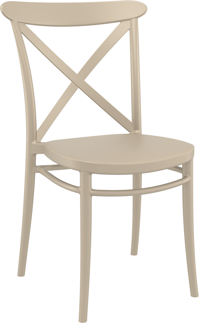 Siesta Cross Gartenstuhl - stapelbar - taupe Siesta Cross Gartenstuhl - stapelbar - taupe