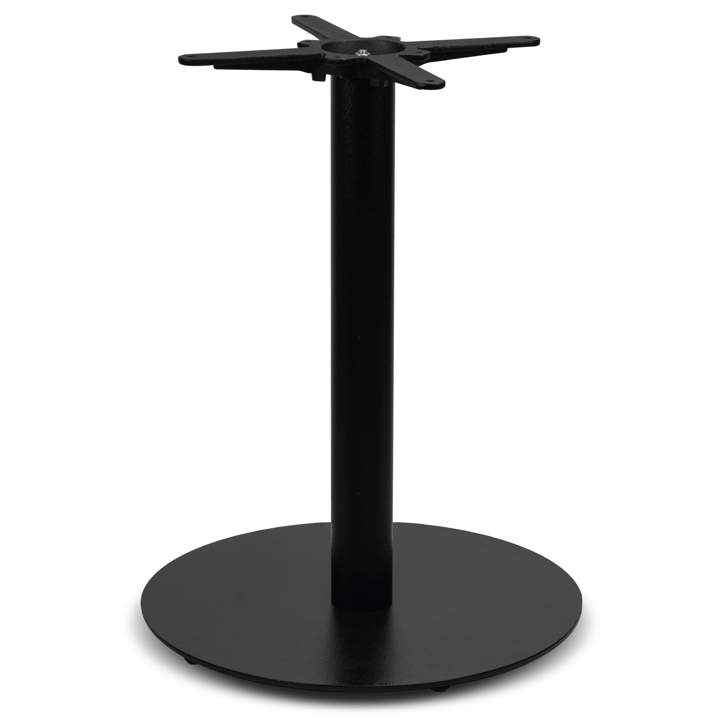 Tischgestell PJ7086 Premium - pulverbeschichtet - schwarz - rund