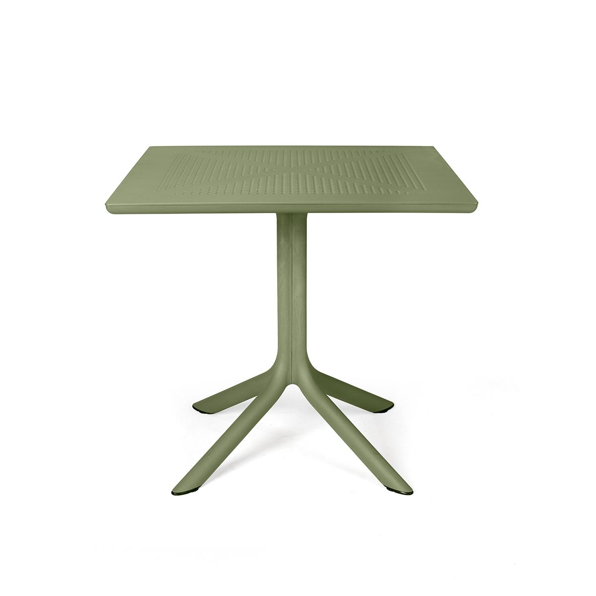 Outdoor Tisch NARDI CLIP 80, Recyclebarer Kunststoff, 80x80cm