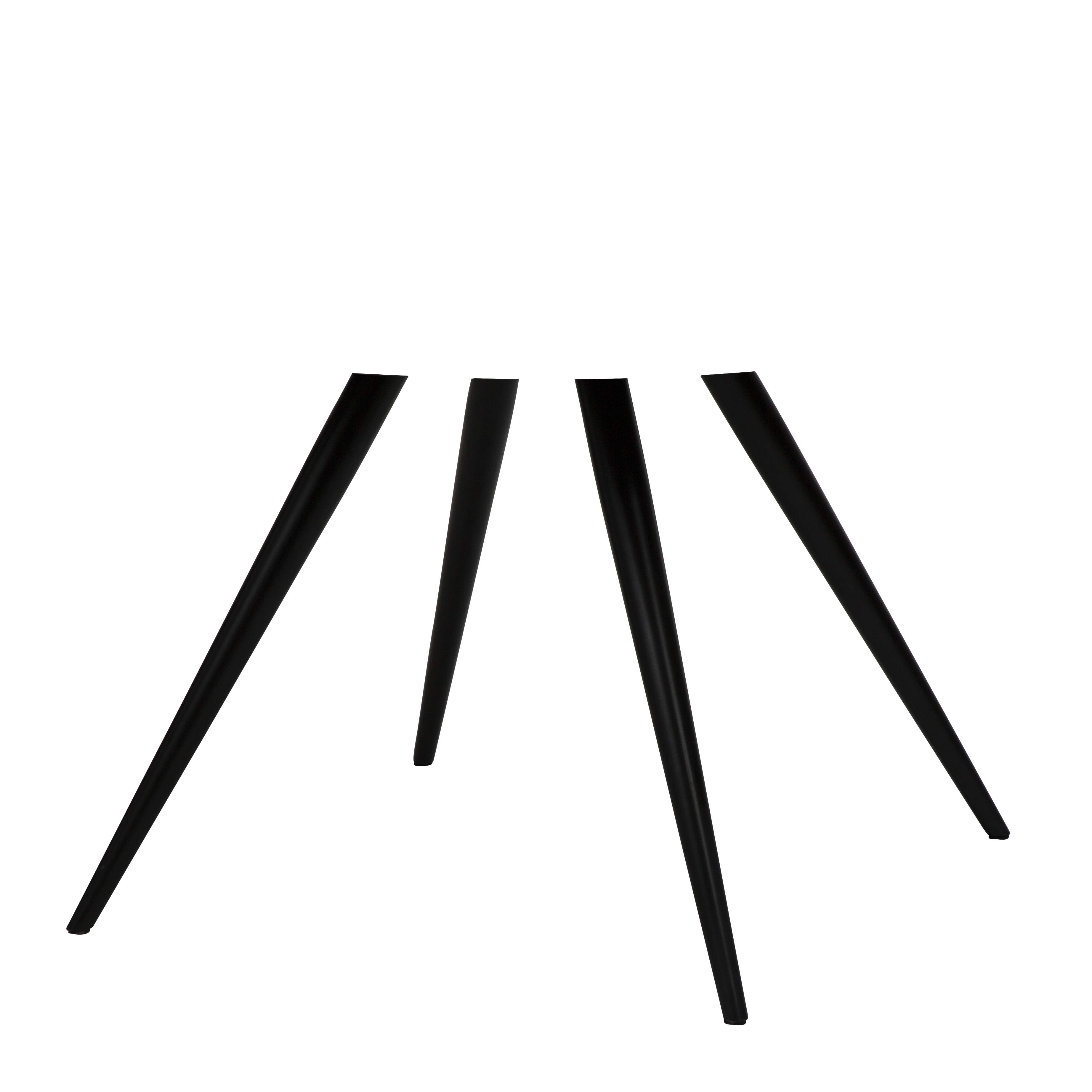Dan-Form Eclipse Tischbeine - Schwarzes Metall - für runde Tischplatte
