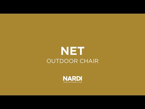 Nardi NET Gartenstuhl - stapelbar - antracite