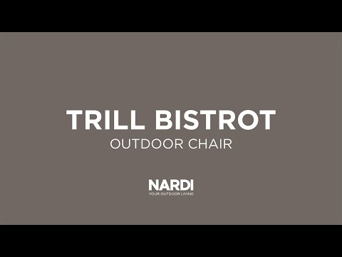 Nardi Trill Bistrot Gartenstuhl - stapelbar - tortora